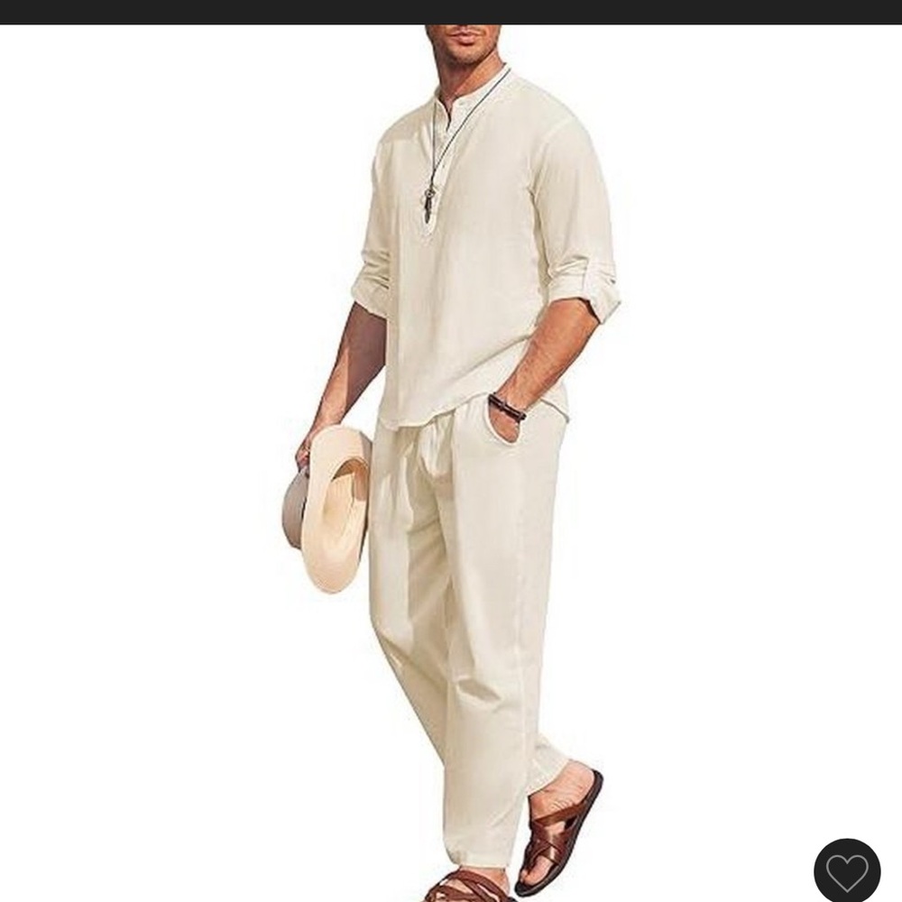 Men's Cream outfit